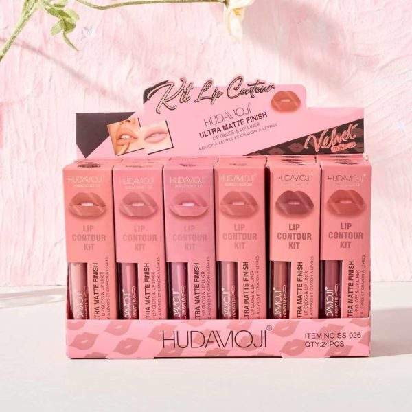 Hudamoji 2 in 1 Lip Gloss & Liner Hudamoji 2 in 1 Lip Gloss & Liner