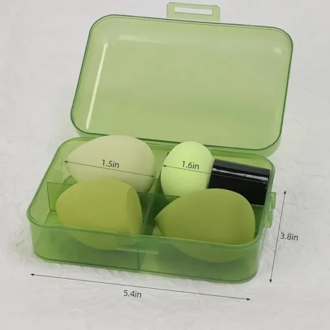 3 Pcs Blender Puff 1Pcs Stick Puff