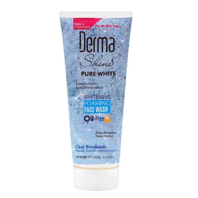 Derma Shine Facial Foam Facewash Review: The Best Budget Facewash in Pakistan? - Glowora Pakistan