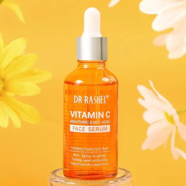 DR RASHEL Vitamin C brightening and anti-aging face serum with hyaluronic acid