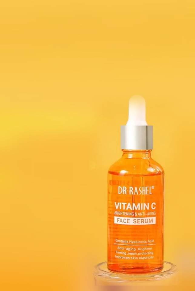 Dr Rashel Vitamin C brightening and anti-ageing face serum bottle