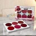 Mocmallure six-shade lip palette beside its printed carton